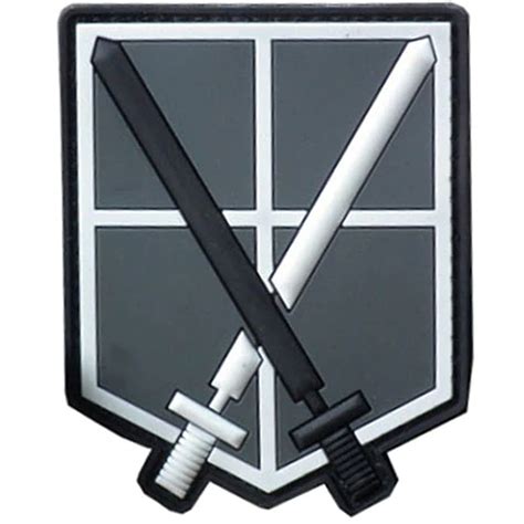 Buy The Training Corps Regiment Hook Loop Rubber Embroidered PVC Patch ...