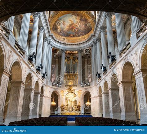 The Royal Chapel of the Palace of Versailles Renovated Editorial ...