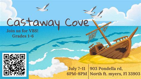 VBS - Castaway Cove, 903 Pondella Road, North Fort Myers, FL, 7 July to ...