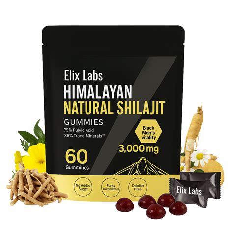 Himalayan Shilajit Gummies – Elix Labs