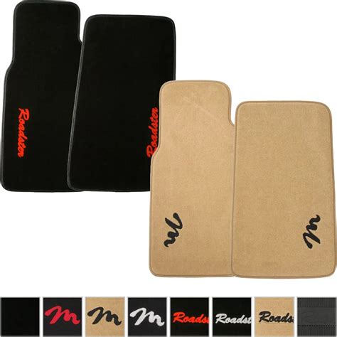 Floor Mat Pair Plush Custom Aftermarket New 1990-2005 NA and NB Mazda ...