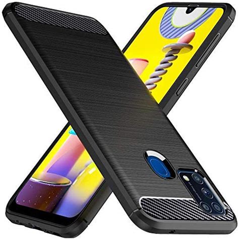 Pikkme Samsung Galaxy M31 / F41 / M31 Prime Back Cover Hybrid Carbon ...