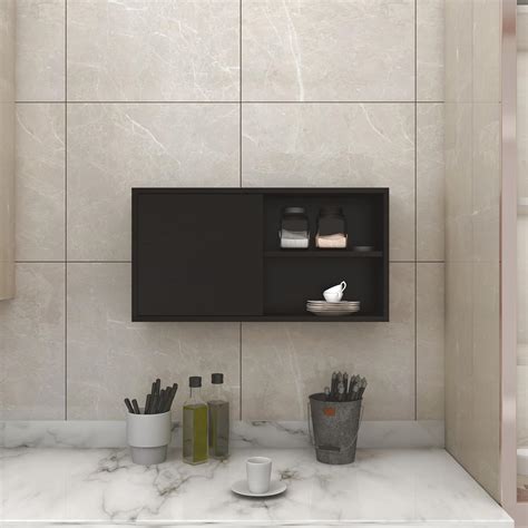 CRYSTAL FURNITECH Mateo Enginneered Wood Kitchen Cabinet | Wall Mount ...