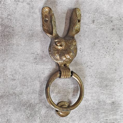 Clover Rabbit Head Door Knocker – Spruce and Pop