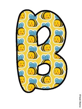 BUZZING INTO TWELFTH GRADE! Bee Bulletin Board Letters school resource ...