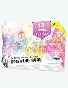 TARGET PUBLICATIONS Drawing for Kids | A4 Size Drawing Books | 36 White ...
