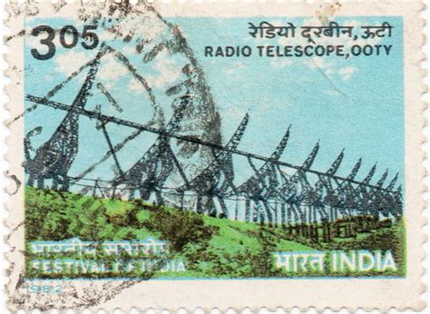 India Radio Telescope Ooty Used Postage Stamp – Banknotecoinstamp