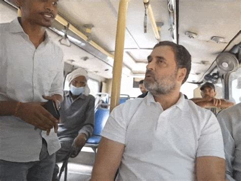Rahul Gandhi traveled in DTC bus, VIDEO, Employees described the ...