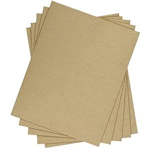 Cardboard Medium Weight Chipboard Sheets - 50 Chipboards Per Pack. (8 1 ...