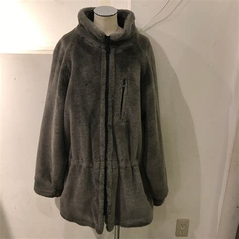 PIKO/ピコ/far coat/フェイクファーコート/グレー | UTA5