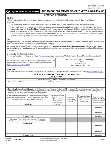 2021-2026 Form VA 29-4364 Fill Online, Printable, Fillable, Blank ...