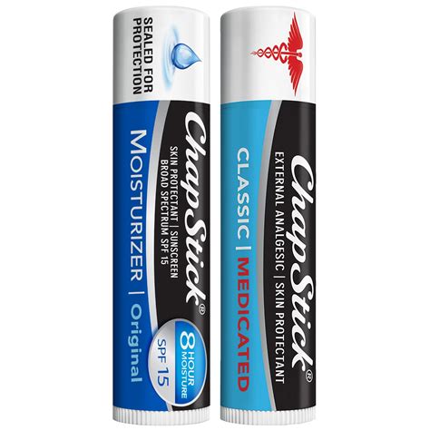 Amazon.com : ChapStick Dry Lips & Cold Sore Pain Relief Bundle ...
