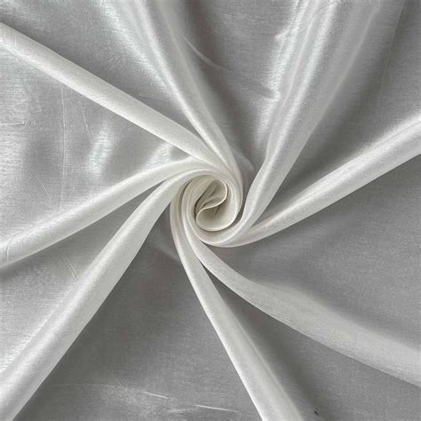 White Dyeable Pure Bemberg Russian Silk Plain Fabric (Width 44 Inches ...