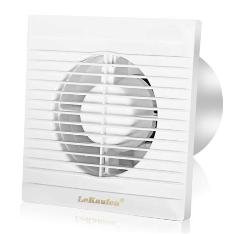 Lekaufen 4 Bathroom Extractor Fan 100mm Exhaust Fan With Backflow ...