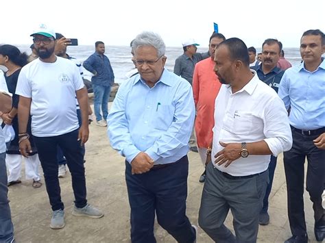 State Finance Minister visited Tithal Beach to take stock of the ...