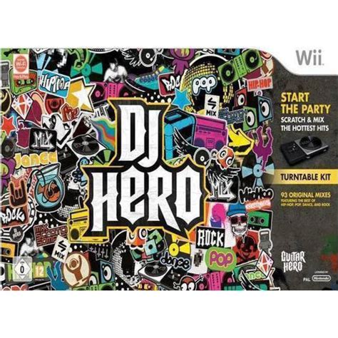 DJ HERO & TURNTABLE KIT BUNDLE (Wii) - GCTECH