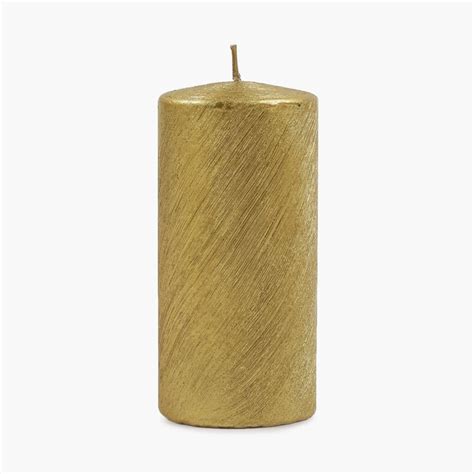 Buy Moksha Shimmer Pillar Candle from Home Centre at just INR 399.0