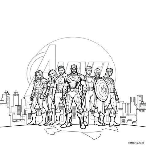 Avengers Marvel Coloring Pages