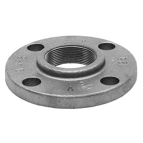Anvil Flanged x FNPT, Cast Iron Threaded Flange, Faced and Drilled ...