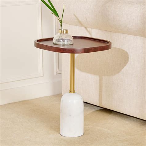 Buy May Mango Wood Accent Table - Brown from Home Centre at just INR 7998.0