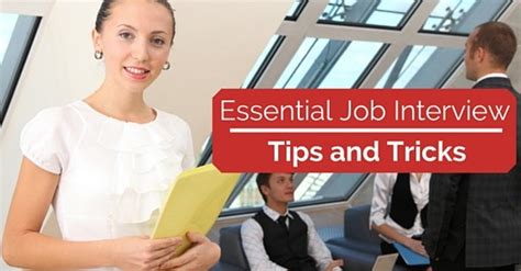 Image result for Job Interview Tips and Tricks