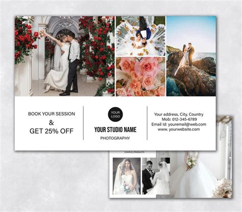 Buy Photography Promo Card Template in 6x4 Double Online in India - Etsy