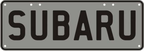 Image result for Subaru Key Number Plate