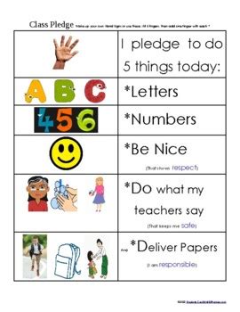 Class Pledge 的图像结果