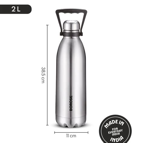 Vacuum Insulated Stainless Steel Bolt Classic Thermos Water Bottle, 1.5L