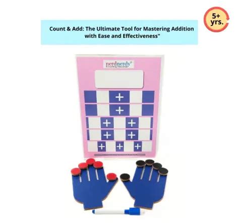 Buy NerdNerdy Count and Add kit for 6Y+, Interactive, hands on ...