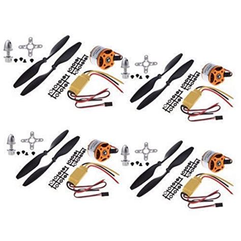 Robodo QP29B 4 x Brushless Motor + 4 x 30A ESC + 4 Propeller Combo Kit ...