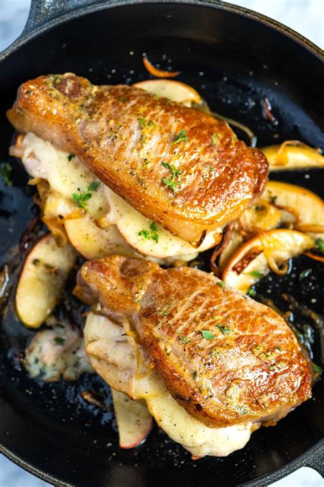 Apple Stuffed Pork Chops Recipe - Studio Food