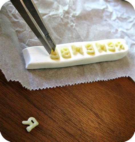 ...Make It With Me: Alphabet Noodle Letters for Stamping Clay