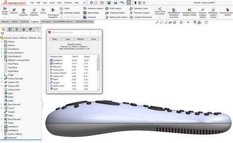 SolidWorks 2014 Variable Pattern 的图像结果