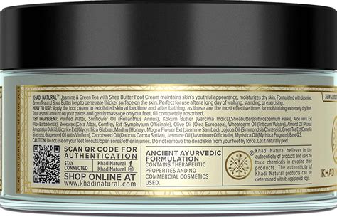 Buy KHADI NATURAL JASMINE GREEN TEA FOOT CRACK CREAM 50 GM Online & Get ...