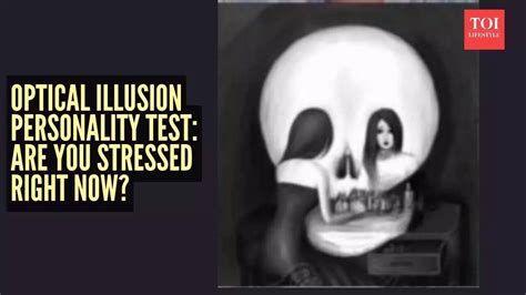 Optical illusion personality test: What you spot first-- skull or woman ...