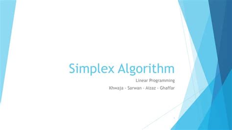Image result for Definition of Simplex Algorithm