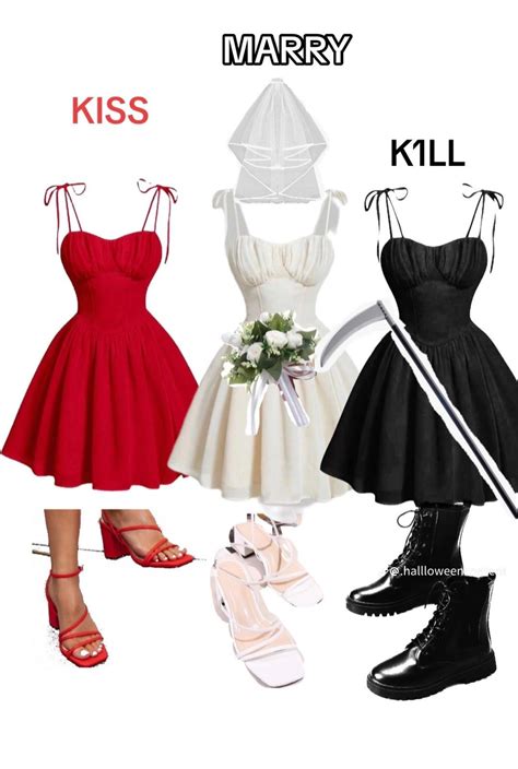 Découvrez 12 idées Kiss marry kill | tenue pour halloween, costume halloween, deguisement, idée ...