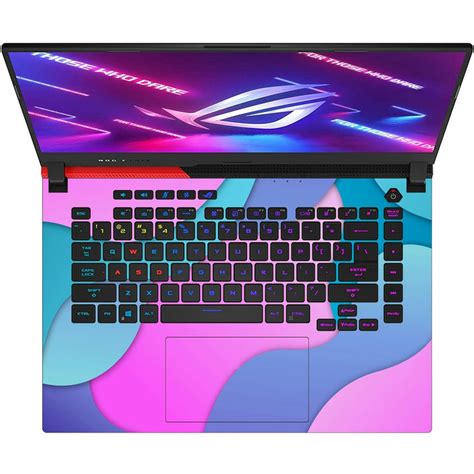 Shop Pink and Blue Flowing Fluid Art Laptop Skin for Asus | Buy Online ...