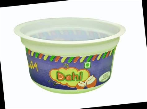 Yogurt Packaging Cup - PLASTIC 400ML DAHI CUP Manufacturer from Surat