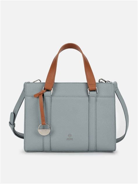 Olivia Blue Handheld Bag by IRTH | House of Titan