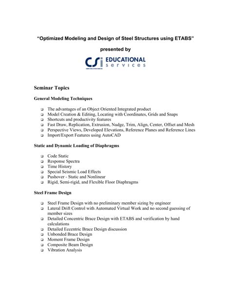 Image result for Etabs Modeling Examples