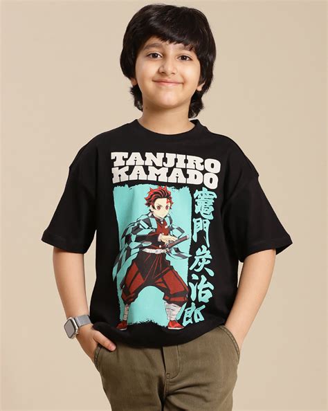 Demon Slayer Printed Oversize Fit Tshirt For Boys – Kidsville