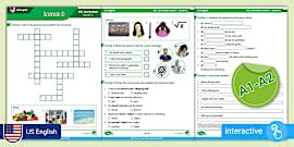 ESL Curriculum (US-English Version) Level 4 Lesson 2 Interactive Worksheet