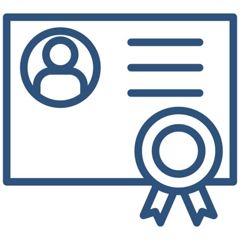 Certificate - Free education icons