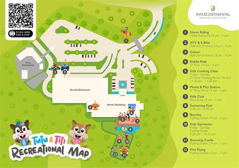 Recreational Activities Maps – Intercontinental Bandung Hotel Information