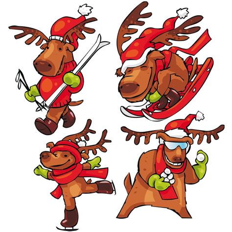 Funny Reindeers Wall sticker | wall-art.com