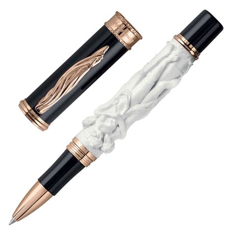 Montegrappa Antonio Canova Limited Edition Roller Ball Pen, Marble Flo ...