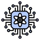 Quantum computing Icons & Symbols