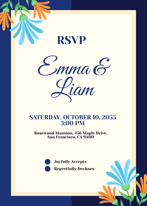 Rsvp sample wedding invitation | Honestweddingadvice.com